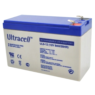 Ultracell UL9-12 9A•г 12В Свинцево-кислотна акумуляторна батарея