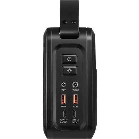 УМБ Sandberg 72000mAh 268W, DC9,6–12,6v, 2xUSB-A, 2xUSB-C 100w In/Out, LMFP, ліхтарик 6Вт | Зображення 2