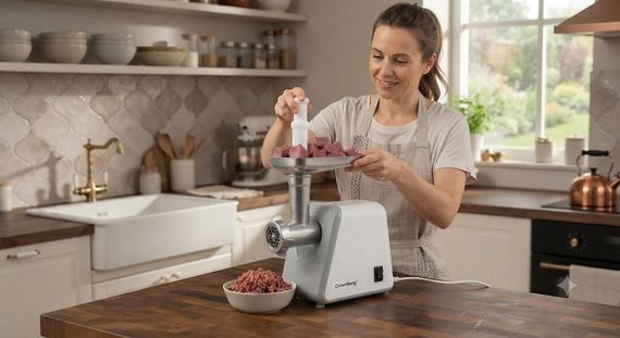 Мясорубка электрическая Crownberg CB-4212 с соковыжималкой | Зображення 1