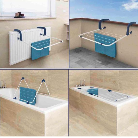 Сушарка для білизни підлогова Casa Si Flex Dry 4in1 White (CS92970D05) | Зображення 3
