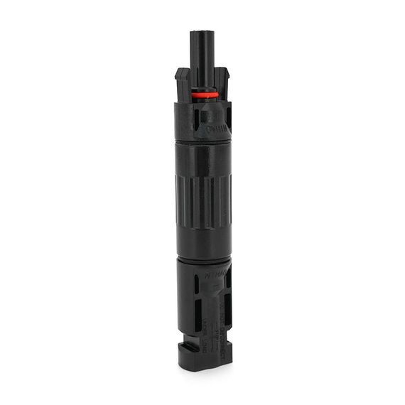 Конектор RISIN MC4, з діодом постійного струму, 25А,1000 В, 0.5mmΩ, вогнестійкість UL94-VO,IP67, -40℃-+90℃, Black | Зображення 3
