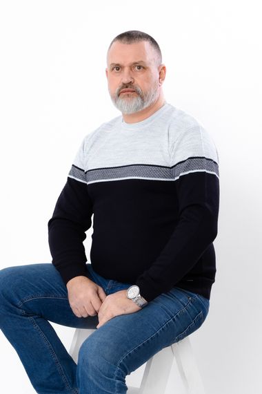 Светр чоловічий Носи своє XL Темно-синій (p-16503-190832) | Зображення 1