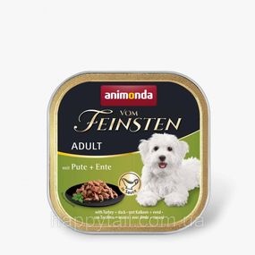 Влажный корм для собак Animonda Vom Feinsten Adult с индейкой и уткой — соус 150 г