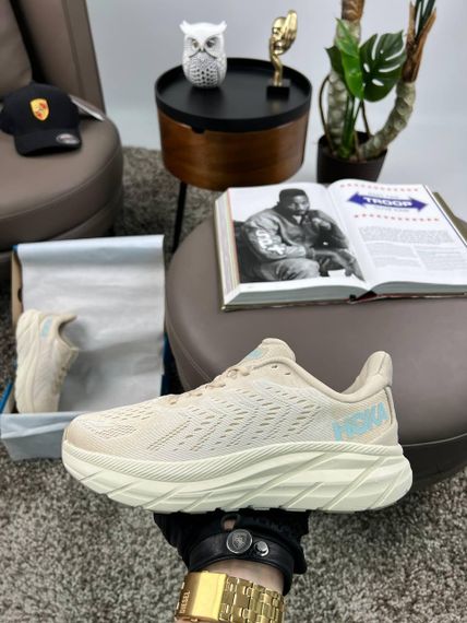 Кроссовки HOKA Clifton 8 Beige Стиль та комфорт на кожен день весна / літо / осінь B4151 39 25.5 см | Зображення 8