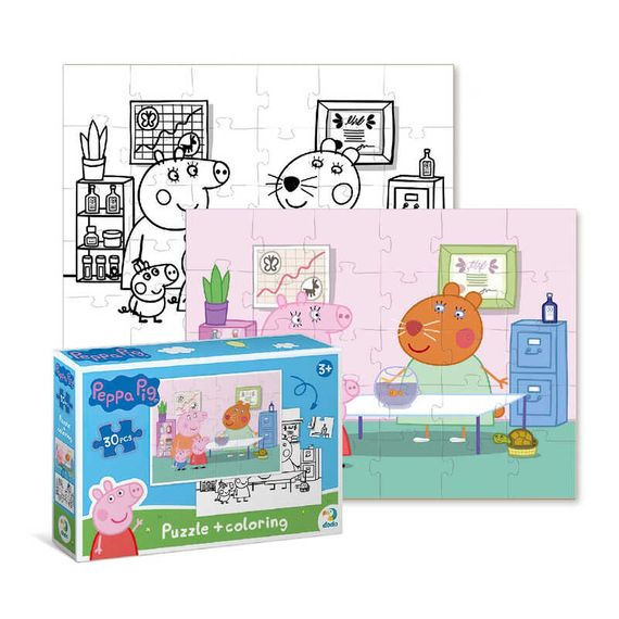 Пазл 2в1 "Peppa Pig" 200116 Dodo 30 елементів, в коробці (4823115905369)