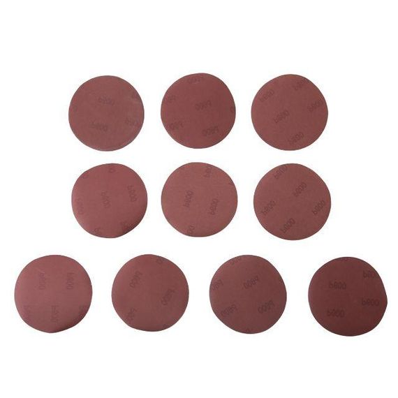 Круг наждачний самоклейний 125 мм, папір класу E, К600, 10 од. INTERTOOL BT-0570 | Зображення 3