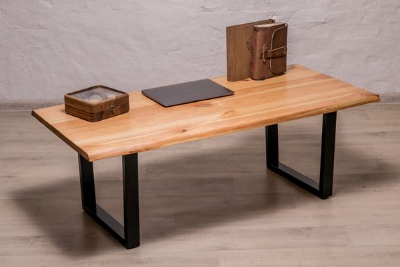 Кофейный стол для посиделок EcoWalnut с живыми краями M (сосна) | Зображення 7