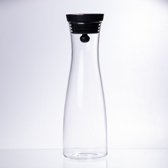 Скляний графін із кришкою 1.5 (л) для води, соку, лимонаду HP-19-44