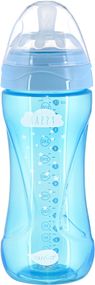 Детская Антиколиковая бутылочка Nuvita NV6052 Mimic Cool 330мл голубая (NV6052SKY)