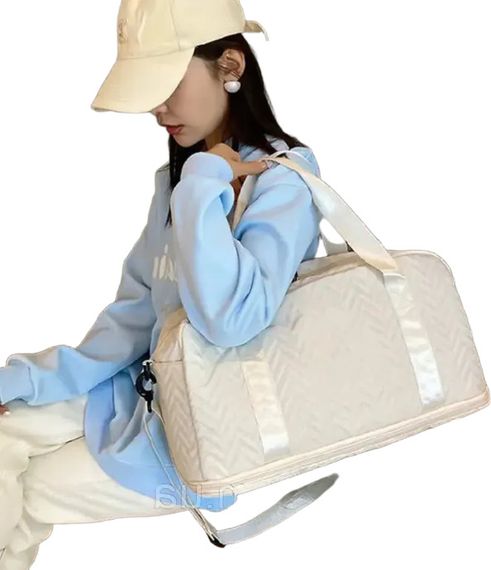 Жіноча дорожня сумка-клатч 48х28х24см XPRO XL-942 Білий (23457275603_332) | Зображення 7