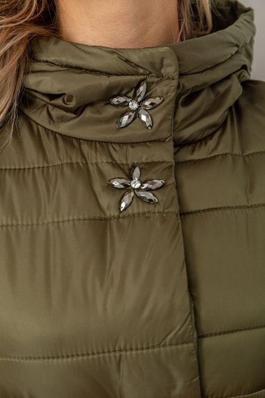 Куртка жіноча, колір хакі, 235R2269 | Зображення 4
