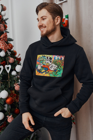 Худі Макдак 2 чорний S XL