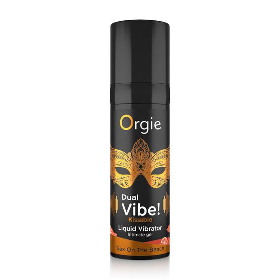 Рідкий вібратор коктейль СЕКС НА ПЛЯЖІ DUAL VIBE!, 15 мл Orgie (Бразилія-Португалія) Sex Aura | Зображення 3