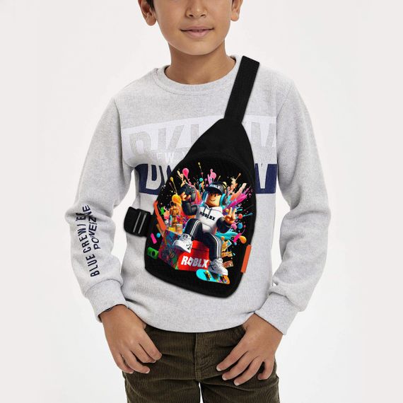 Сумка через плечо детская Roblox 29х17 см сумка слинг для мальчика (01985)