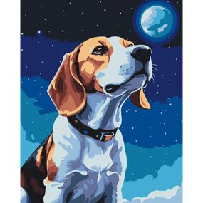 Картина по номерам  "Лунный бигль" 11597-AC 40х50 см