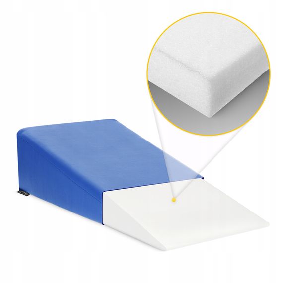 Клин для реабілітації та масажу 4FIZJO 54 x 22 x 12 см Blue (P-5905973403023) | Зображення 2