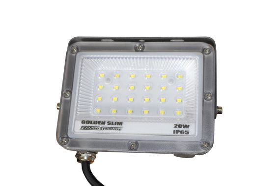 Прожектор LED 20W GOLDEN Slim 220V 2200Lm 6500K IP65 Ny95000991 | Зображення 1