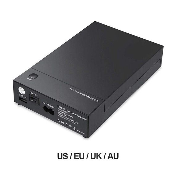 Корпус для внешнего жесткого диска 396U3 USB 3.0 — SATA III для 2,5 3,5-дюймового жесткого диска SSD | Зображення 1