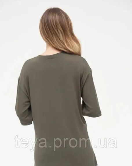 Футболка для жінок колір хакі розмір XL FI_002399 | Зображення 2