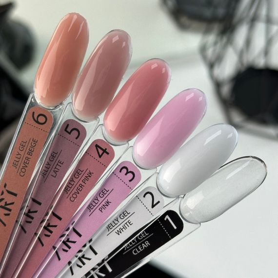 Гель-желе для нігтів ART Jelly Gel №06 Cover Beige 15мл | Зображення 2