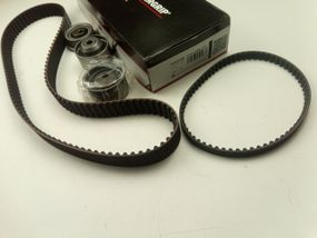 Ремінь ГРМ + ролики Tiggo 2.4, GATES (K015373XS) к-т 2 ременя + 3 ролики
