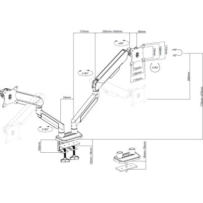 Кронштейн Anda Seat AD-W-A9-2S-BW | Зображення 4