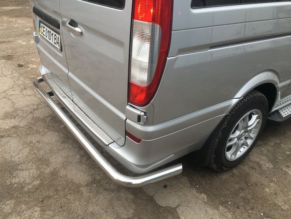 Задня дуга AK005 (нерж.) для Mercedes Vito W639 2004-2015рр | Зображення 1