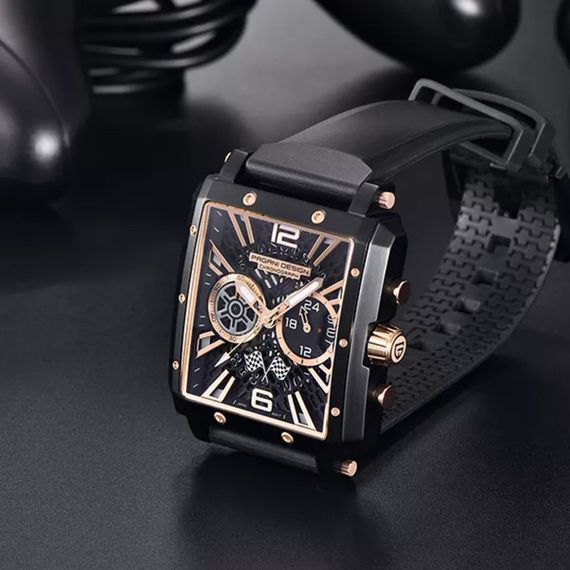 Чоловічий годинник Pagani Design PD-1725 Black-Black | Зображення 2