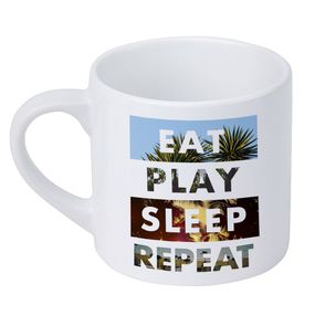 Кружка маленькая Eat Play Sleep Repeat 170 мл (KRD_20M079)