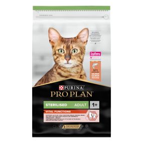 Сухий корм для стерилізованих котів із лососем Purina ProPlan Sterilised Vital Functions 10 кг