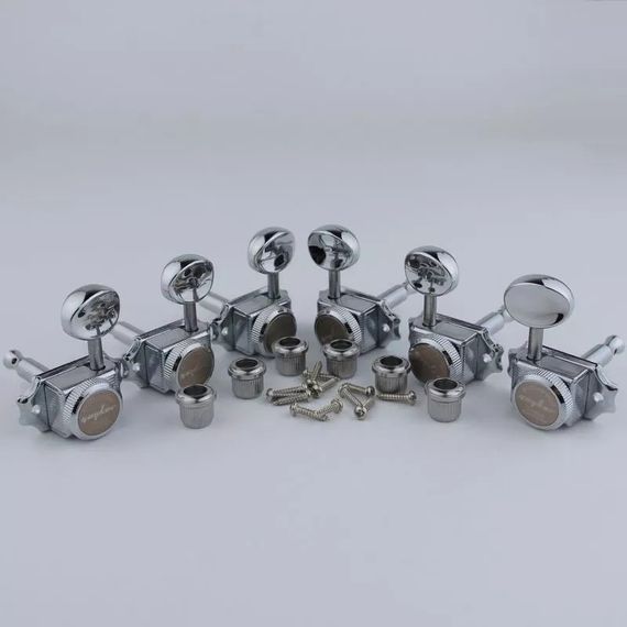 Гитарные колки Guyker 3R+3L vintage nickel локовые для гитары электрогитары Cort Gibson | Зображення 1