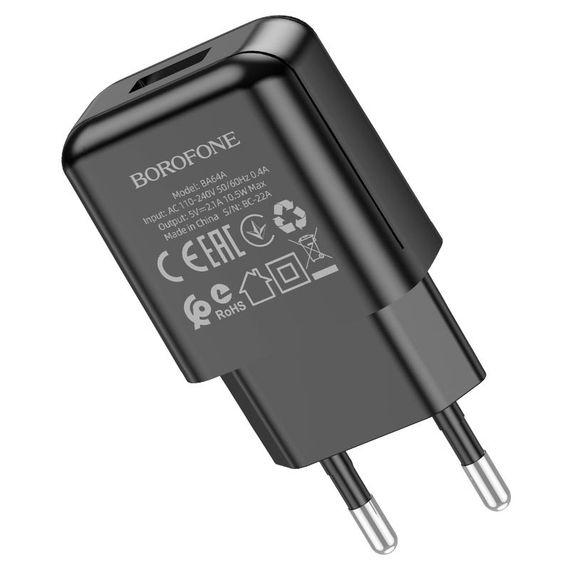 МЗП Borofone BA64A Single port Чорний