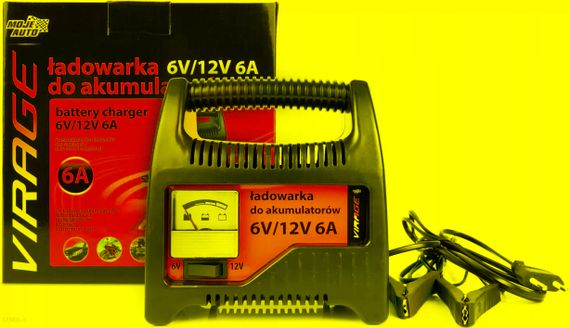 Зарядний пристрій для АКБ Virage 6V/12V 4A 93-039