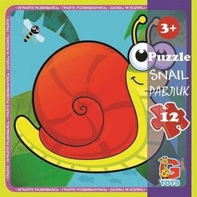 Пазлы детские "Насекомые" LI02, 12 элементов