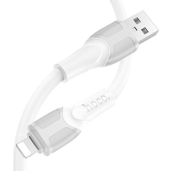 Кабель Hoco X106, Lightning-USB, 2, 4A, довжина 2м, White | Зображення 1