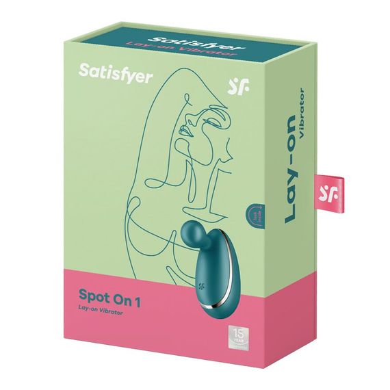 Вібратор для зовнішньої стимуляції Satisfyer Spot On 1 Green, гнучкий відросток | Зображення 4