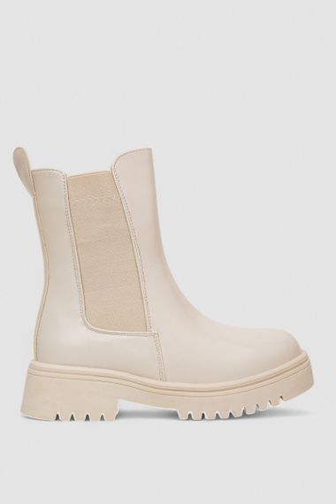 Ботинки женские зимние на меху  -уценка, цвет бежевый, 243RPM3143-U-5