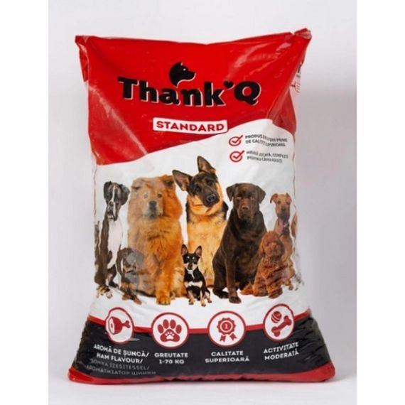 Thank'Q Standart Шинка, сухий корм для собак. Протеїн: 18%, жир: 8%. 10 кг