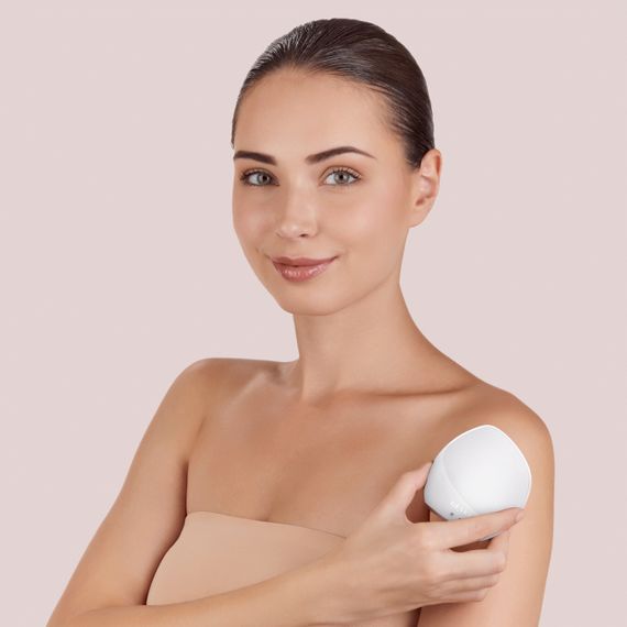 Ультразвукова щітка для тіла та інтенсивний пілінг GESKE Sonic Body Brush&Intensive Exfoliator 7в1 starlight, Бежевий | Зображення 3