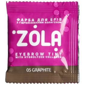 ZOLA Краска для бровей с коллагеном Eyebrow Tint With Collagen 5 ml 05 Graphite