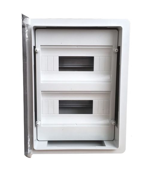 Корпус пластиковий ЩРН-П-24 PRO прозорі дверцята ABS IP65 12х2 400х300х170 Ny95505311 | Зображення 1