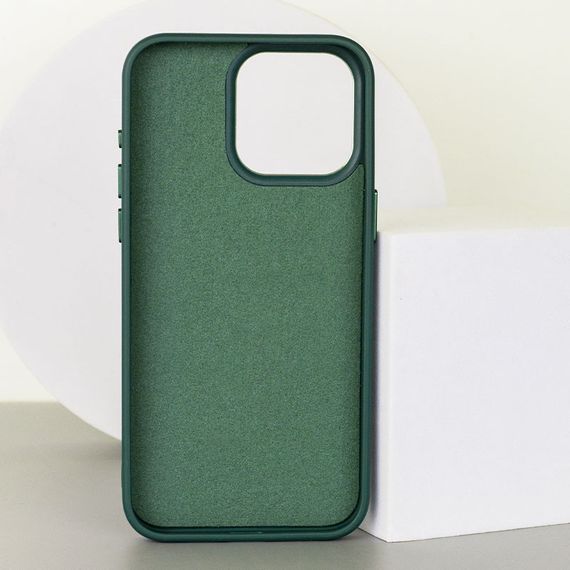 Шкіряний чохол Bonbon Leather Metal Style with MagSafe для Apple iPhone 15 Pro Max (6.7") | Зображення 1