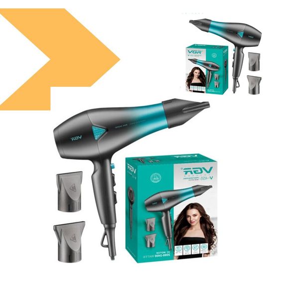 Фен для волосся з високою потужністю VGR V-455 (45870-V-455_508) | Зображення 1