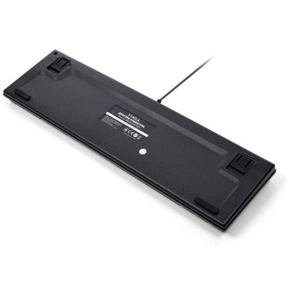 Клавіатура Vinga KBGM-100 LED Blue Switch USB Black (KBGM-100 Black) | Зображення 5