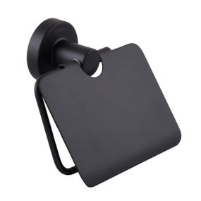 Тримач туалетного паперу з кришкою Sonia ASTRAL BLACK 185207 (000026855)