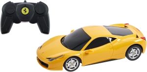 Машинка Rastar Ferrari 458 Italia 1:24 Желтый