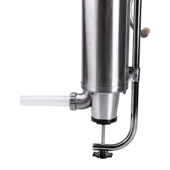 Вертикальний шприц для ковбаси 3 л з нержавіючої сталі шприц ковбасний 4 насадки 16788-7 | Зображення 5