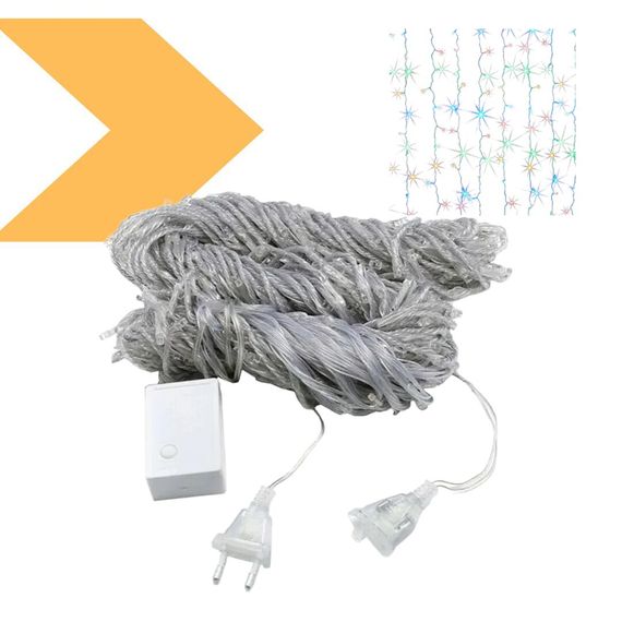 Гірлянда-штора Сіточка 2х2м з 240 LED-лампами XPRO (234567971_379) | Зображення 9