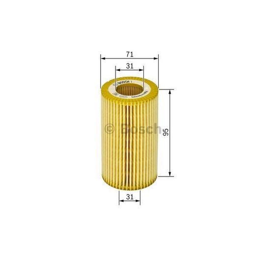 Масляный фильтр BOSCH 7008 MB Sprinter 218,318,418,518,C320,C350,E280,S,ML,R | Зображення 1