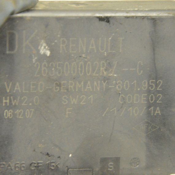 Блок керування парктроніками Renault Laguna III 2007-2015 Модуль паркування Рено Лагуна 3 263500002R | Зображення 1